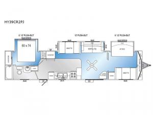 Hy-Line HY39CR2PJ Floorplan Image