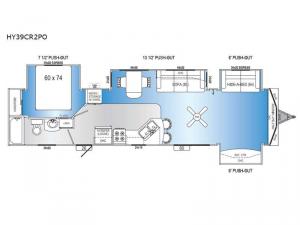 Hy-Line HY39CR2PO Floorplan Image