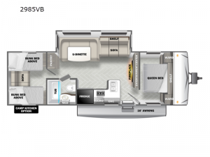 EVO Elite 2985VB Floorplan Image