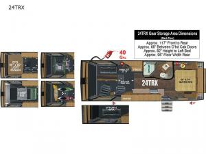 Trail Series MTN TRX 24TRX Floorplan Image