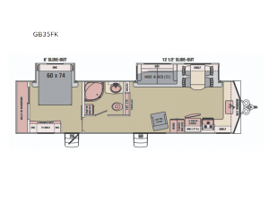 Georgian Bay GB35FK Floorplan Image