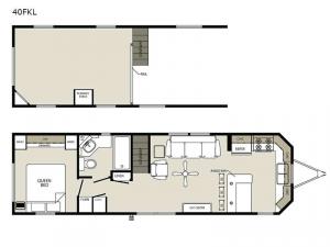Quailridge 40FKL Loft Floorplan Image