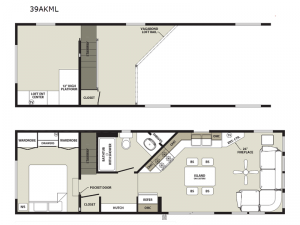 Quailridge 39AKML Loft Floorplan Image