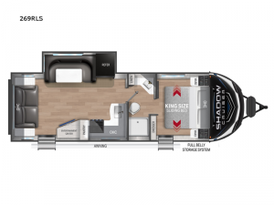 Shadow Cruiser 269RLS Floorplan Image