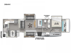 Sierra 39BARK Floorplan Image