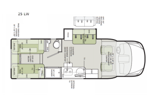 Wayfarer 25 LW Floorplan Image