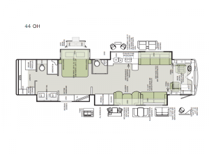 Phaeton 44 OH Floorplan Image