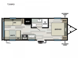 Wildwood Select T208RD Floorplan Image