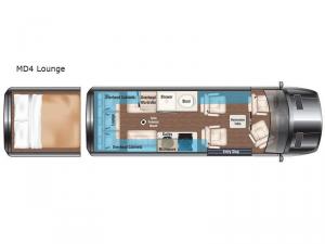 Weekender MD4-Lounge Floorplan Image