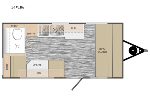 Rove Lite 14FLEV Floorplan Image