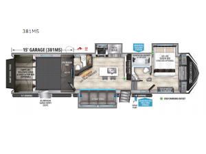 Momentum M-Class 381MS-R Floorplan Image