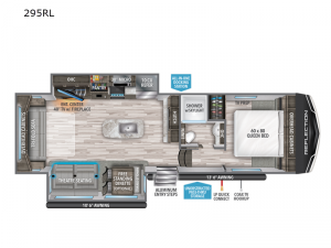 Reflection 150 Series 295RL Floorplan Image