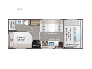 Quantum LC LC22 Floorplan Image