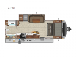 White Hawk 24MRB Floorplan Image