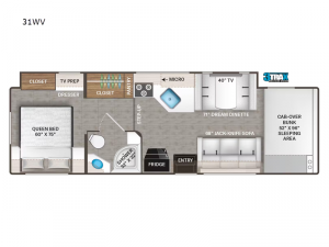 Chateau 31WV Floorplan Image