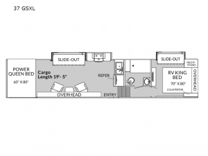Genesis Supreme 37 GSXL Floorplan Image