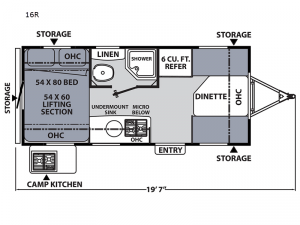 Apex Nano 16R Floorplan Image