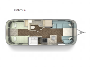 International 25RB Twin Floorplan Image