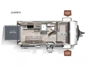 Rockwood GEO Pro G19FBTH Floorplan Image
