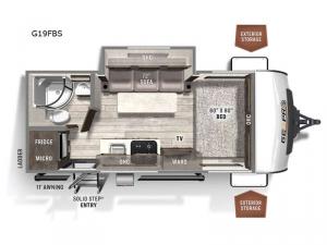 Rockwood GEO Pro G19FBS Floorplan Image