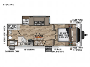 SportTrek ST241VMS Floorplan Image