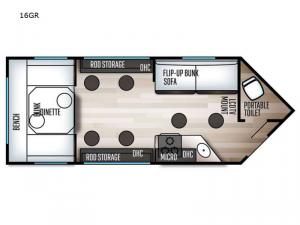 Cherokee Grey Wolf 16GR Floorplan Image
