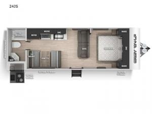Cherokee Grey Wolf 24JS Floorplan Image
