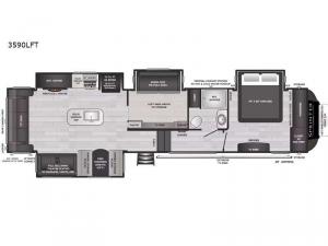 Sprinter Limited 3590LFT Floorplan Image