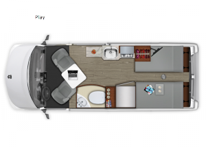 Roadtrek Play Floorplan Image