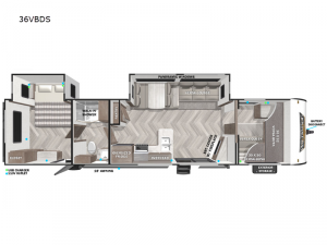 Wildwood 36VBDS Floorplan Image