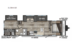 Sportsmen SE 312BHKSE Floorplan Image