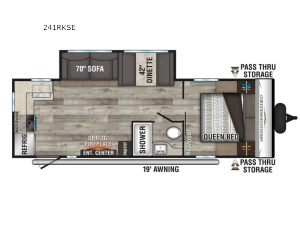 Sportsmen SE 241RKSE Floorplan Image
