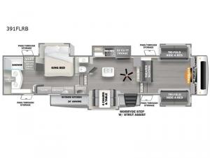 Sandpiper Luxury 391FLRB Floorplan Image