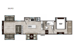 Chaparral 381RD Floorplan Image