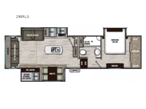 Chaparral 298RLS Floorplan Image
