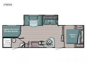 Conquest 278DDS Floorplan Image