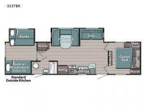 Conquest 323TBR Floorplan Image