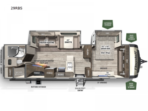 Flagstaff Super Lite 29RBS Floorplan Image