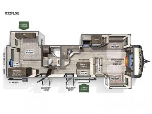 Flagstaff Classic 832FLSB Floorplan Image