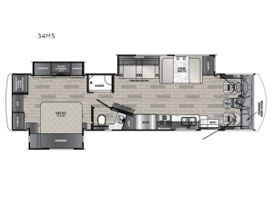 Georgetown 5 Series 34M5 Floorplan Image
