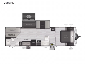 Bullet 290BHS Floorplan Image