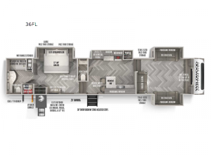 Wildwood Heritage Glen Elite Series 36FL Floorplan Image