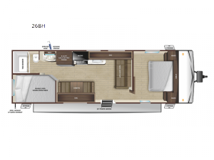 Open Range Conventional 26BH Floorplan Image