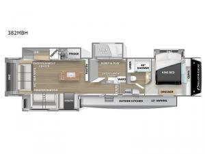 Crusader 382MBH Floorplan Image