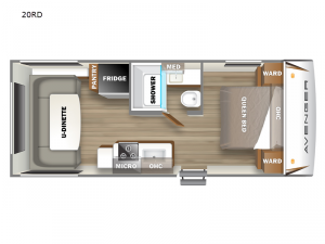 Avenger 20RD Floorplan Image