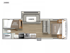 Avenger 26BBS Floorplan Image