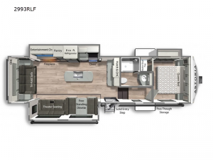 Astoria 2993RLF Floorplan Image