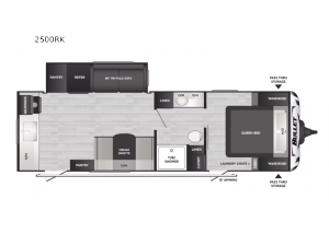 Bullet Crossfire 2500RK Floorplan Image