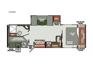 Envision 246BH Floorplan Image
