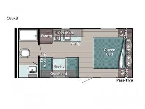 Ameri-Lite Super Lite 188RB Floorplan Image